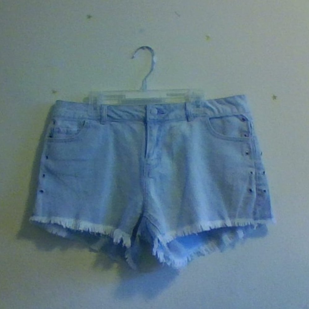 Distressed Jean Shorts